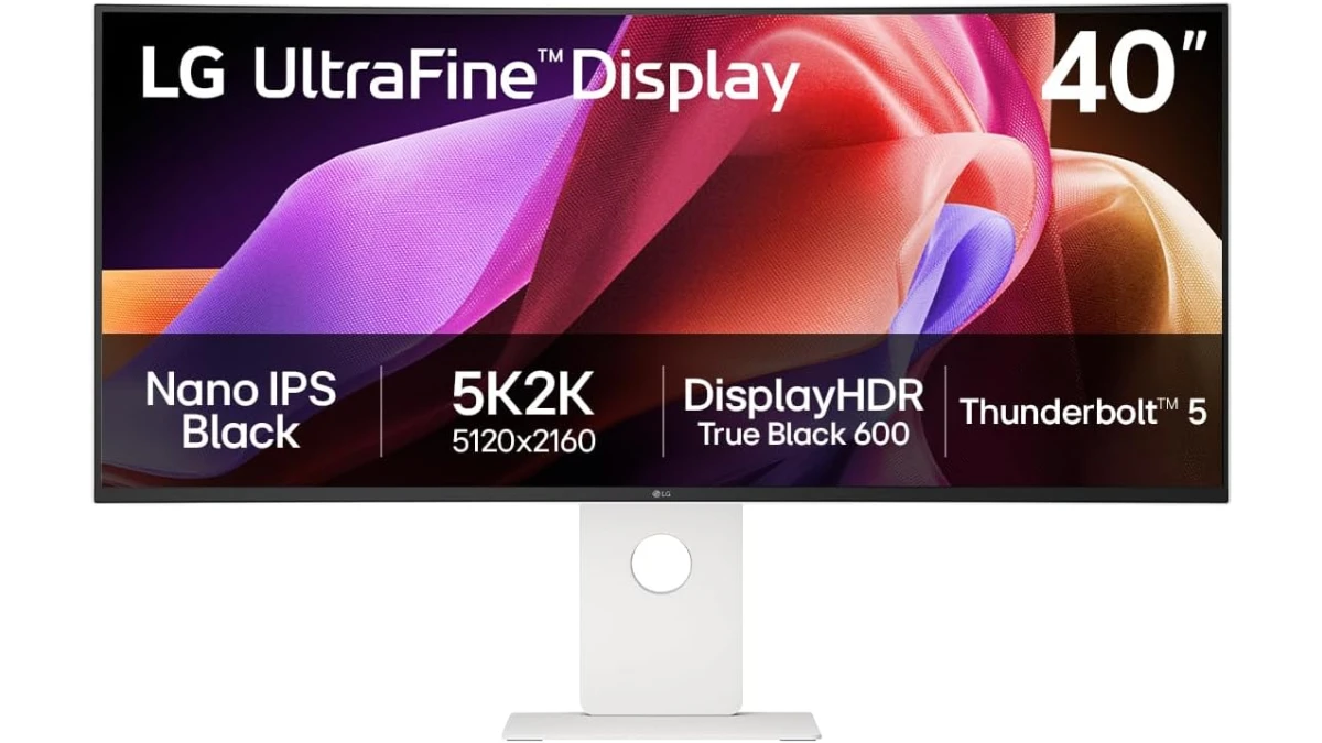 LG UltraFine 5K Monitor 40U990A Curved UltraWide 5K2K Display Launched in the UK powered by Thunderbolt 5 connectivity