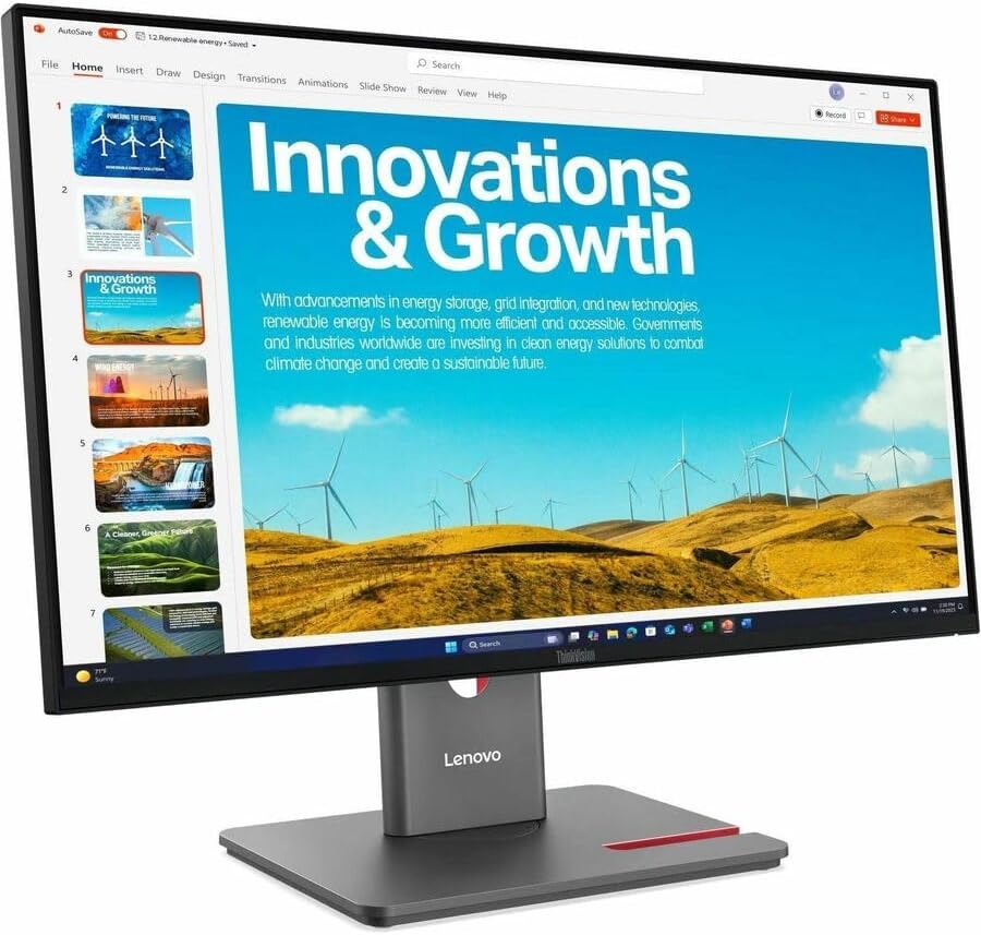 Lenovo ThinkVision P24QD-40 64B1GAR1US 24″ WQHD Professional Monitor Launched in the US