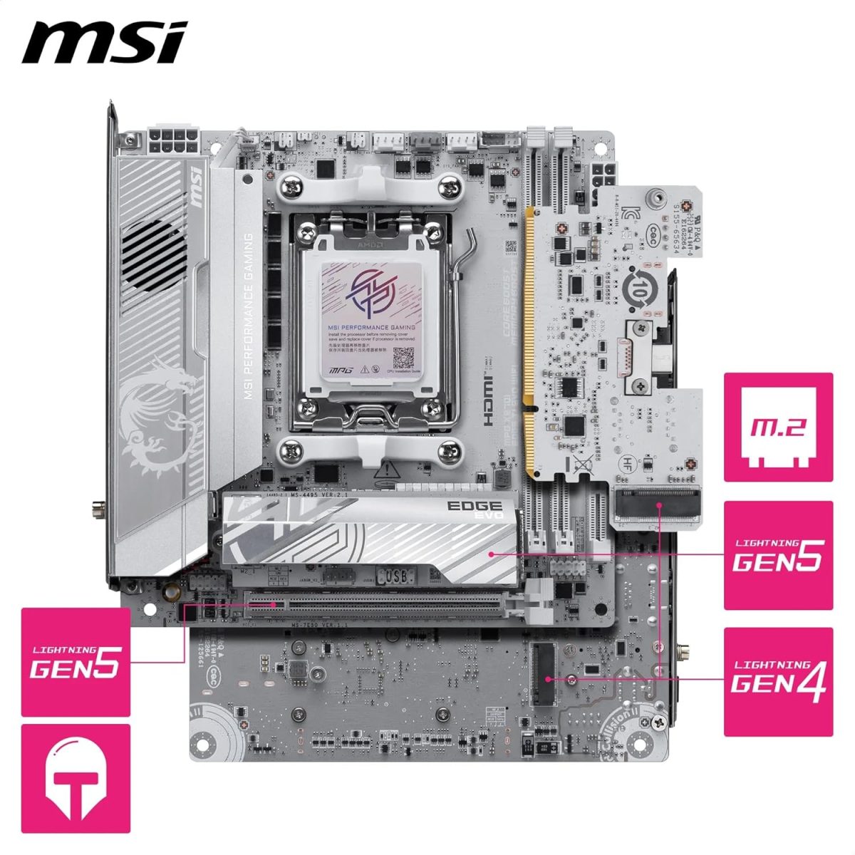 MPGX870IEDGETI MSI MPG X870I Edge TI EVO WiFi Motherboard Launched in the US – Check Price, Specs, Availability