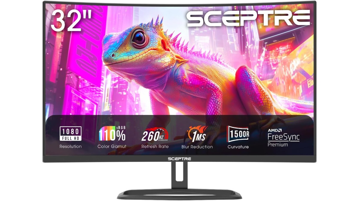 Sceptre C325B-FW260D 32-inch Curved Gaming Monitor Launched in the US