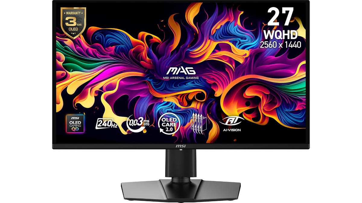 MSI MAG 274QP QD-OLED X24 27-inch Gaming Monitor Launched in the US